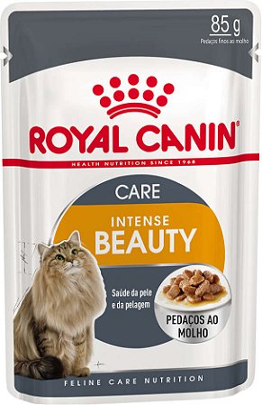 Ração Úmida Royal Canin Sachê Feline Intense Beauty para Gatos 85g