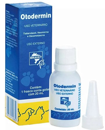 Otodermin para Cães e Gatos 20 ml