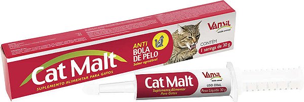 Suplemento Alimentar Vansil Cat Malt 30g