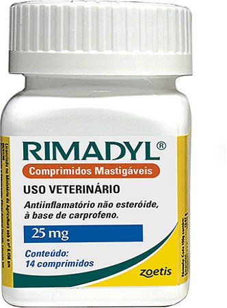 Anti-inflamatório Zoetis Rimadyl de 14 Comprimidos 25 mg