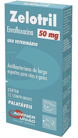 Antibacteriano Agener União Zelotril 50mg 12 Comprimidos