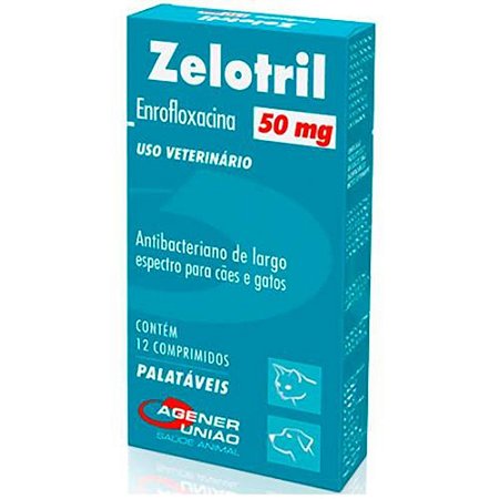 Antibacteriano Agener União Zelotril 50mg 12 Comprimidos