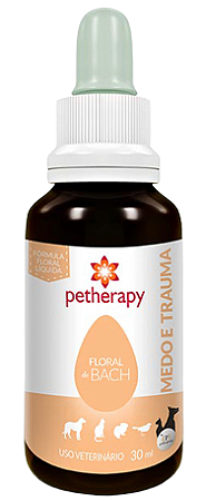 Floral de Bach Petherapy Medo e Trauma 30 ml