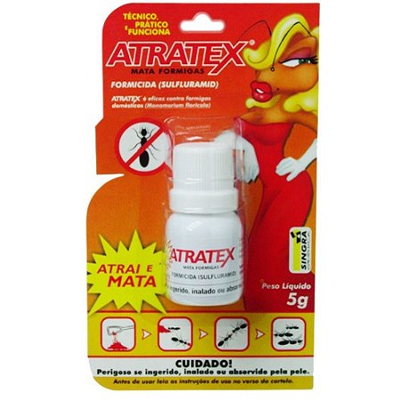 Isca Atratex 5 gr - Mata Formiga Doceiras