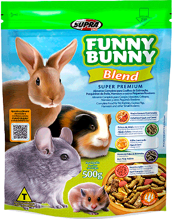 Ração para Roedores Funny Bunny Blend 500g