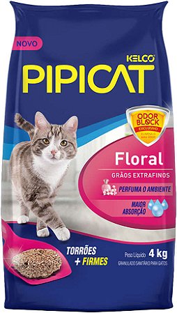 Areia Sanitária Kelco Pipicat Floral