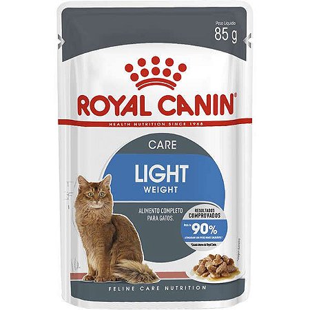 Ração Royal Canin Sachê Light Weight Care para Gatos 85g