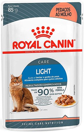 Ração Royal Canin Sachê Light Weight Care para Gatos 85g