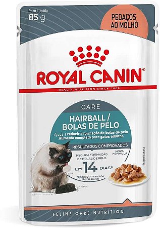 Ração Royal Canin Sachê Feline Hairball Care para Gatos 85g