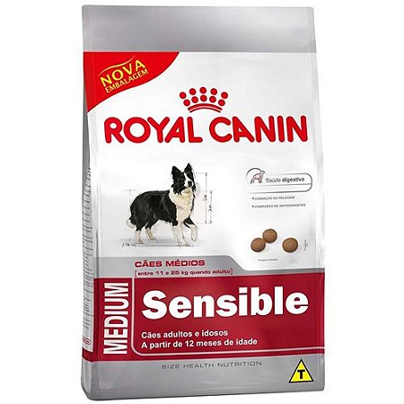 Ração Royal Canin Medium Sensible 15 kg
