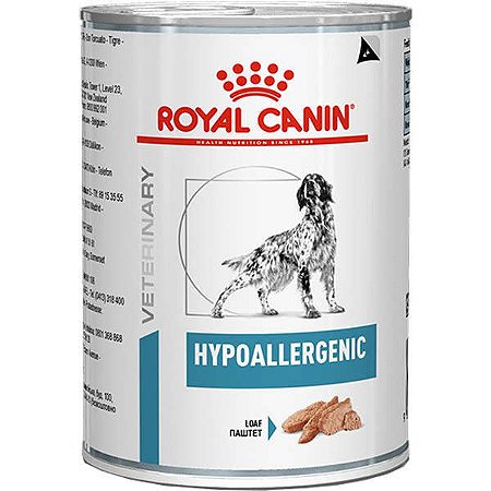 Ração Royal Canin Veterinary Diet Hypoallergenic Wet para Cães 400g