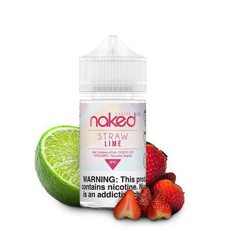 LÍQUIDO STRAW LIME - FUSION - NAKED 100