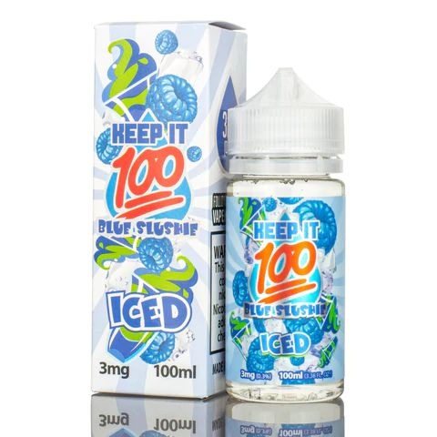 LÍQUIDO BLUE SLUSHIE ICE - KEEP IT 100