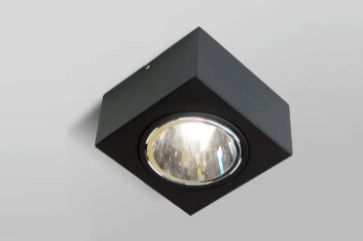 Plafon Florence Alumínio PAR 16 50W/ LED 8x9x8cm  Acend 01279/01280/01281/01993