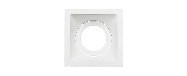 Embutido Recuado Direcionável Square AR70 GU10 20W 116x116mm Cor Branco Stella STH8930BR