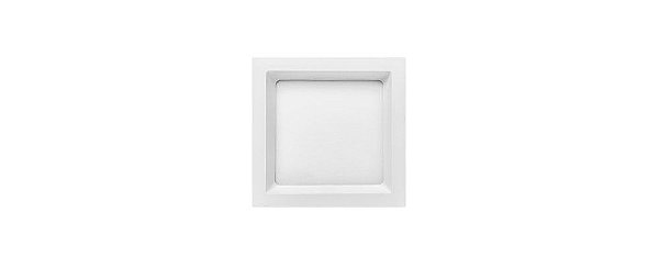 Painel Embutir Quadrado Deep 16,7x16,7cm 12W 4000K 950lm Bivolt Cor Branco Stella STH8902BR/40