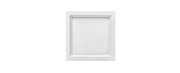 Painel Embutir Quadrado Deep 20,2x20,2cm 18W 5700K 1500lm Bivolt Cor Branco Stella STH8903BR/57