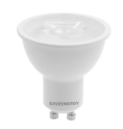 Lâmpada MR16 GU10 4.8W 35W 6500K 24º Bivolt 400LM 375CD  Saveenergy SE-130.1642