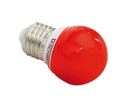 Lâmpada LED Bolinha 1W 220V Vermelha - 11080085 Taschibra 7897079045482