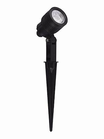 Espeto para Jardim Noir Led 3000K Foco Direcionável 3W Autovolt 100-240V 44x245mm Taschibra 7897079084788