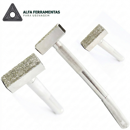 Dressador de Rebolo Tipo Diamante em T - Ferramenta para Retificar e Afiar Rebolos