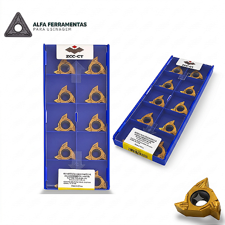 Pastilha RT 22 ZCC Externa para Rosqueamento de Metal Duro