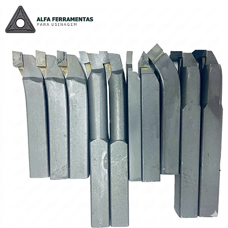 Ferramentas soldadas para mini torno mecânico