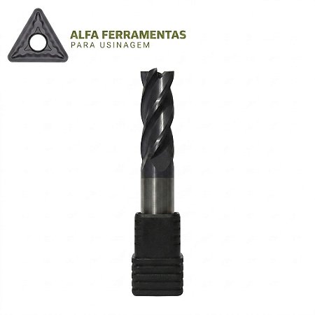 Kit de Fresas de Topo em Metal Duro Max Mill (02mm a 12mm) - 45HRC