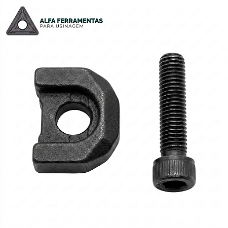 Conjunto de Fixação Superior (Grampo e Parafuso) para Suporte TNMG 16