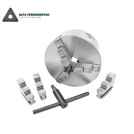 Placa para Torno 10" (250mm) 3 Castanhas Universal JPW – Alfa Ferramentas