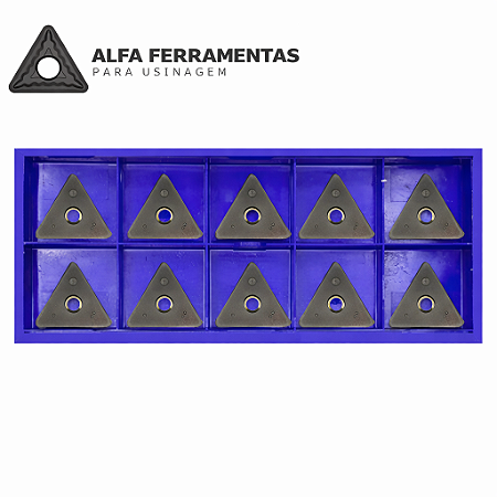 Inserto de Metal Duro TPKN 2204 ZCC-CT - Caixa com 10 Unidades