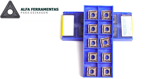 Suporte externo 25x25mm PSSNR + Inserto Pastilhas Snmg 120408 Zcc EF