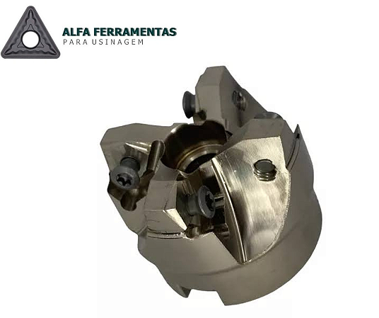 Cabeçote Fresamento Wnmu 08 50mm 90ºgraus Furo32mm