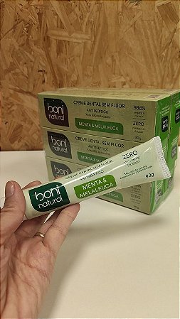 Creme Dental - BONI - Menta e Melaleuca