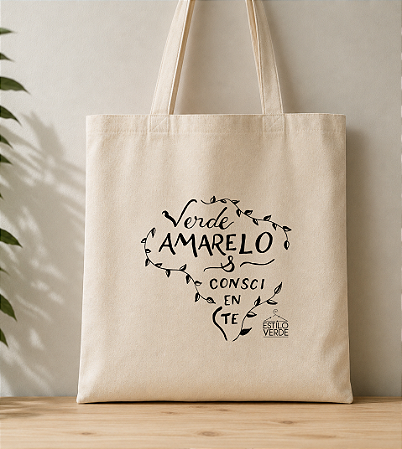 Ecobag Brasil Consciente Estampa Exclusiva