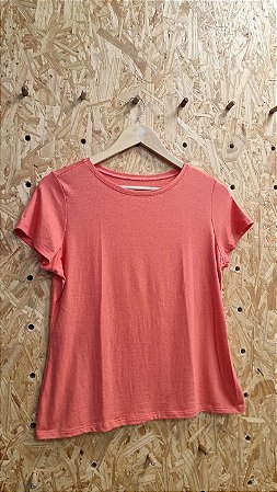 Blusa Básica Coral Feminina M