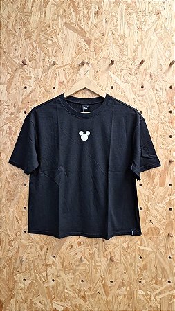 Camiseta Box Preta Mickey Malwee