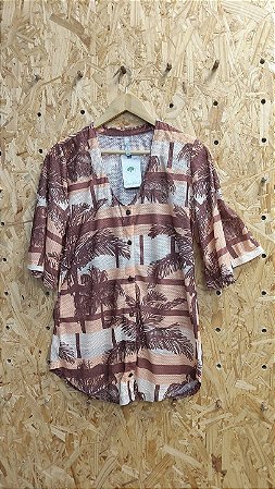 ENERGIA NATURAL - Chemise Curta Estampada