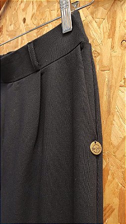 NAJÔ - Calça Marbella Alfaiataria - Preta