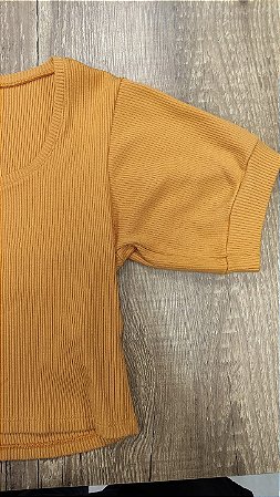 Blusa NÖGAH Enjoy Canelada Cropped