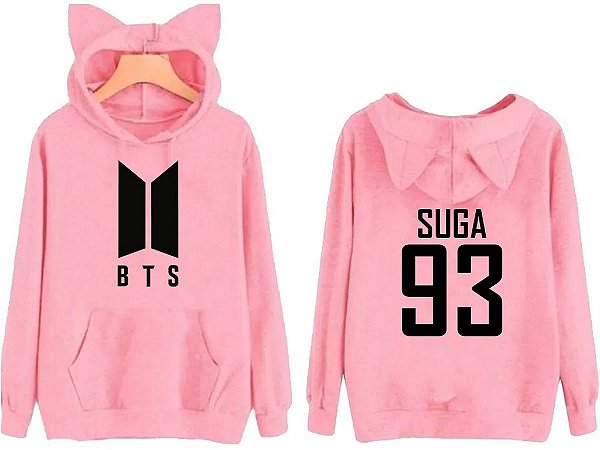 casaco moletom feminino bts