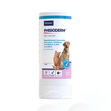 Shampoo Phisioderm Virbac Pele Normal 250ml