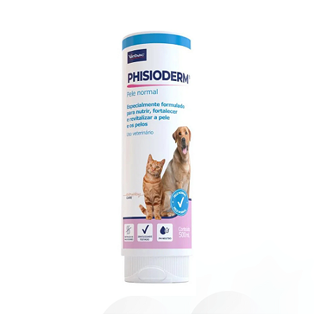 Shampoo Phisioderm Virbac Pele Normal 500ml
