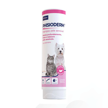 Shampoo Phisioderm Virbac Pele Sensível 500ml