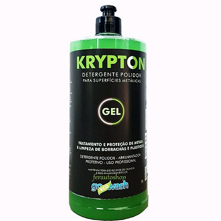 Krypton Gel - Detergente Desincrustante Pesado para Metais Ação Prolongada 1l