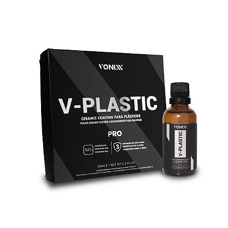 V-Plastic Ceramic Coating para Plásticos - 50 ml - Vonixx