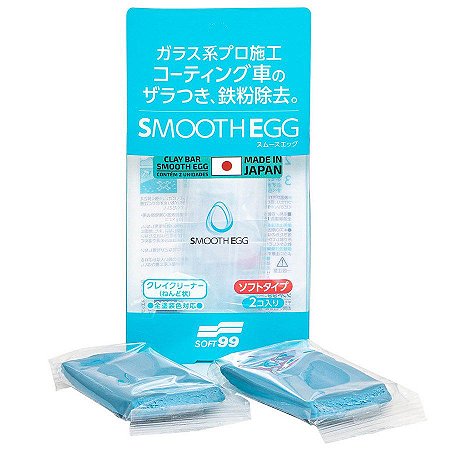 Smooth Egg Clay Bar Descontaminante Macia - 100g - Soft99