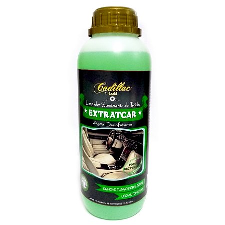 Limpa Estofados Extratcar 1L - Com Ação Bactericida e Fungicida - Cadillac