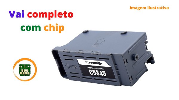 CAIXA DE MANUTENÇÃO EPSON L15150 L8180 L8050 L18050COMPATÍVEL | C9345
