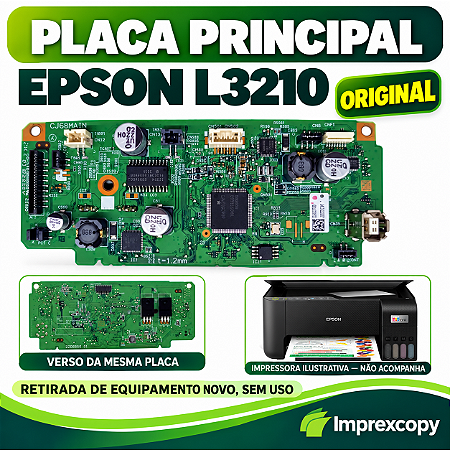 PLACA LOGICA EPSON L3210 - NOVA